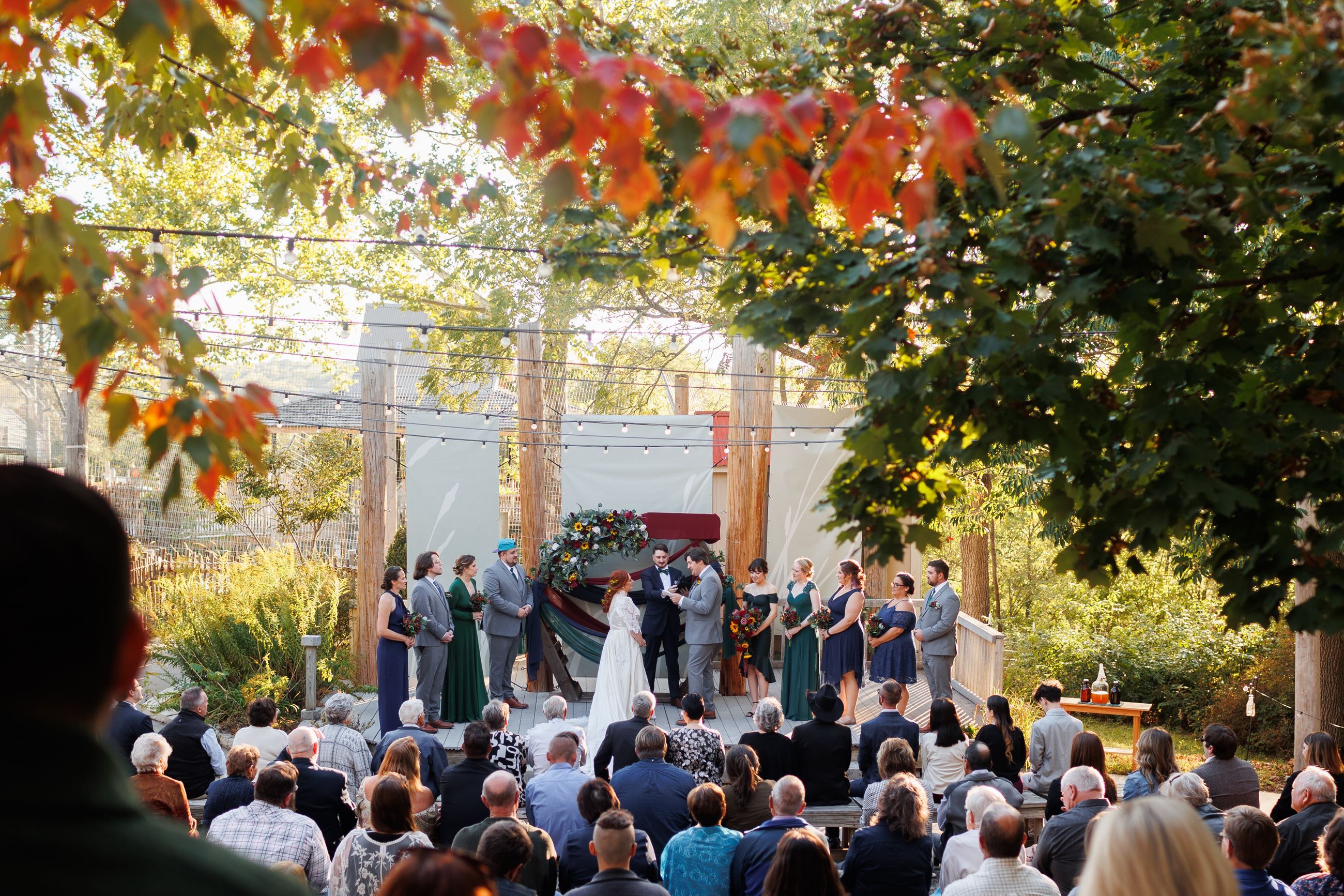 Sunset Zoo wedding