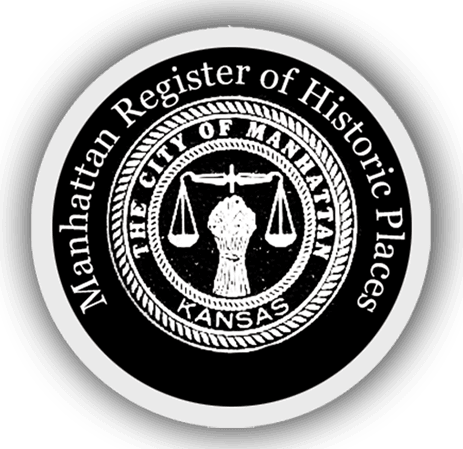 Manhattan, Kansas Registrar of Historic Places badge